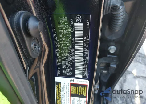 2015 Toyota Camry Le из США, поврежденный, VIN 4T1BF1FK8FU491632